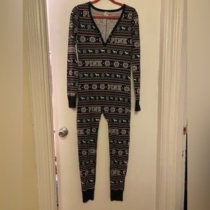 PINK christmas onsie
